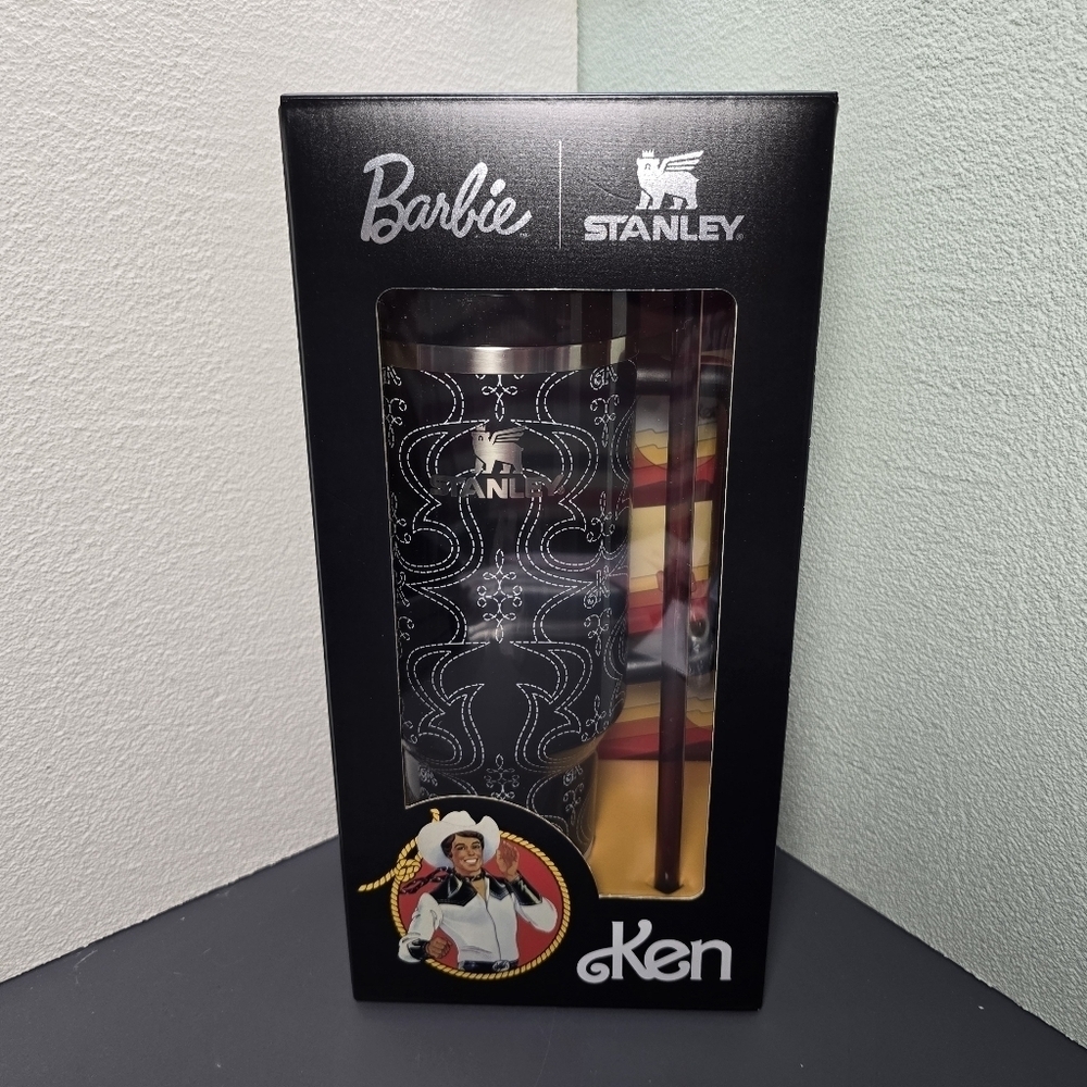 Barbie x Stanley Ken 40 oz Tumbler Set NIB‎